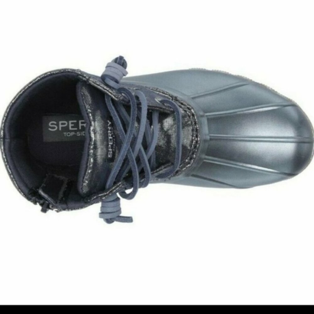Sperry Toddler Girls Saltwater Rain Boot Size 9M - Picture 6 of 8